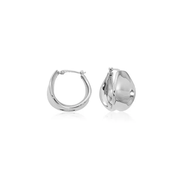 Silver Graduated Hoops Sam Dial Jewelers Pullman, WA