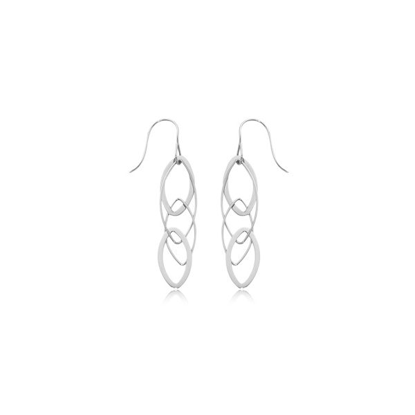 Silver Cascading Earrings Sam Dial Jewelers Pullman, WA