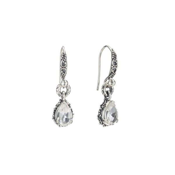 Pear Cut Topaz Dangle Earrings Sam Dial Jewelers Pullman, WA