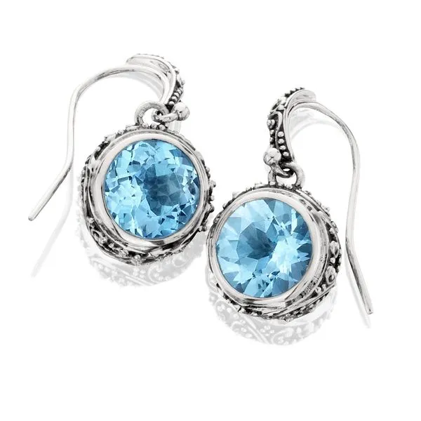 Checkerboard Cut Topaz Earrings Sam Dial Jewelers Pullman, WA