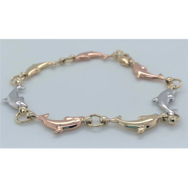 TRICOLORED DOLPHIN BRACELET Sam Dial Jewelers Pullman, WA