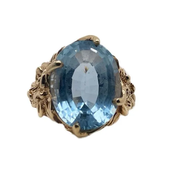 14k Blue Topaz Ring Sam Dial Jewelers Pullman, WA