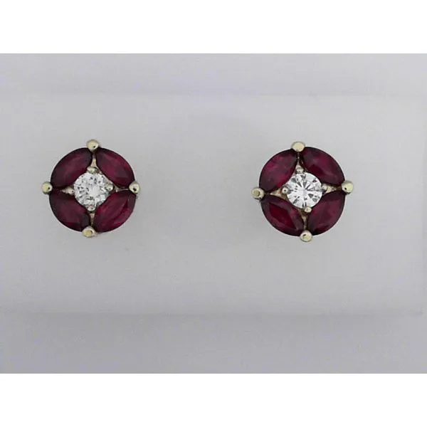 Vintage Ruby Earrings Sam Dial Jewelers Pullman, WA