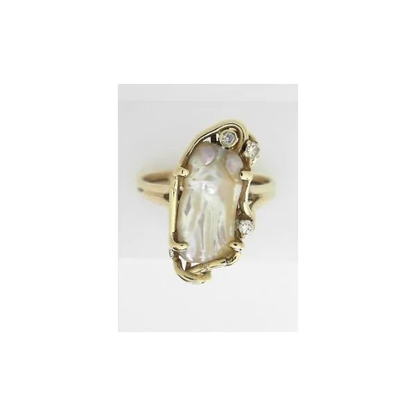 BAROQUE PEARL Vintage Ring similar item image