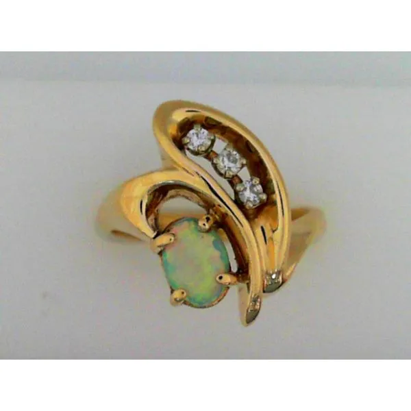 Opal Freeform Ring Sam Dial Jewelers Pullman, WA