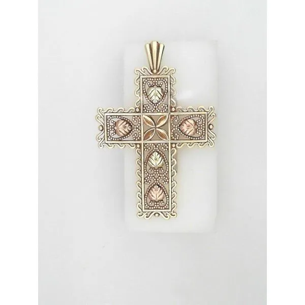 Black Hills Gold Cross Pendant Sam Dial Jewelers Pullman, WA