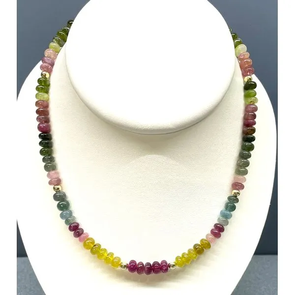TOURMALINE RONDELL NECKLACE Sam Dial Jewelers Pullman, WA