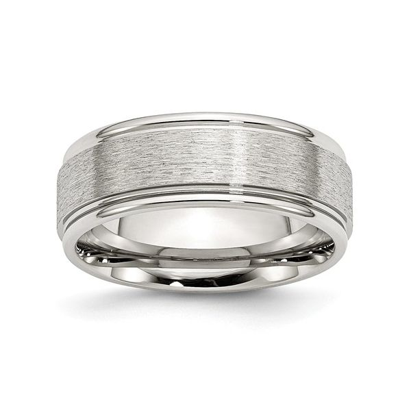 Men's Steel Ring Sam Dial Jewelers Pullman, WA