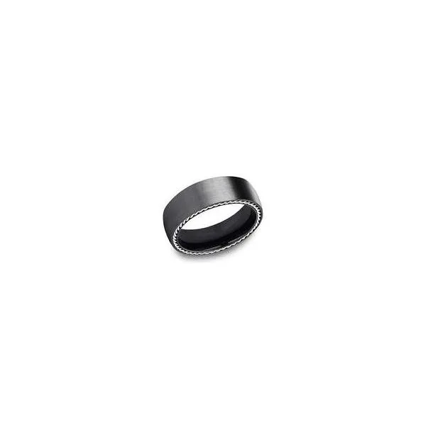 Black Titanium Men's Band Sam Dial Jewelers Pullman, WA