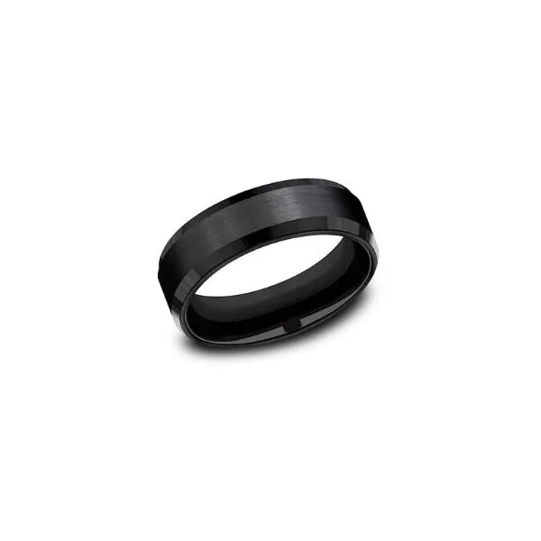 Black Titanium Mens Band