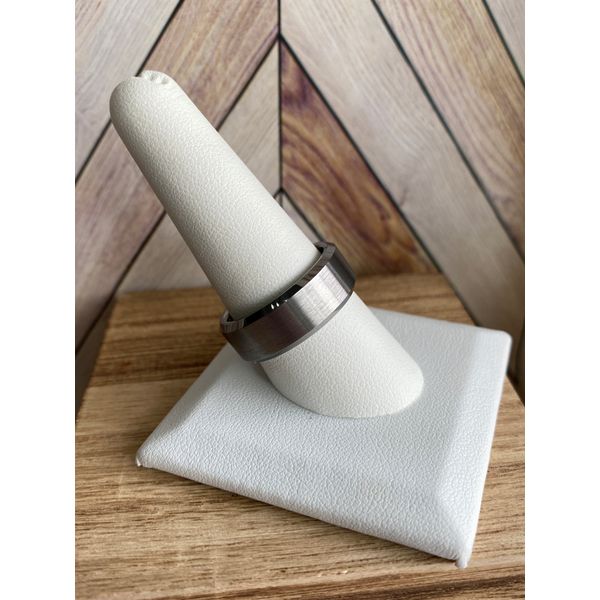 Tungsten Bevelled Edge Ring Image 2 Sam Dial Jewelers Pullman, WA