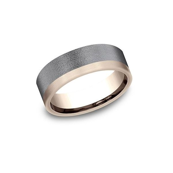 Rose Gold and Tantalum Ring Sam Dial Jewelers Pullman, WA