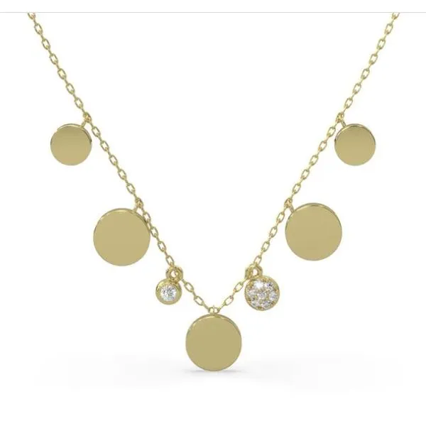 Yellow Modern Electrum Spirit Ascent Necklace