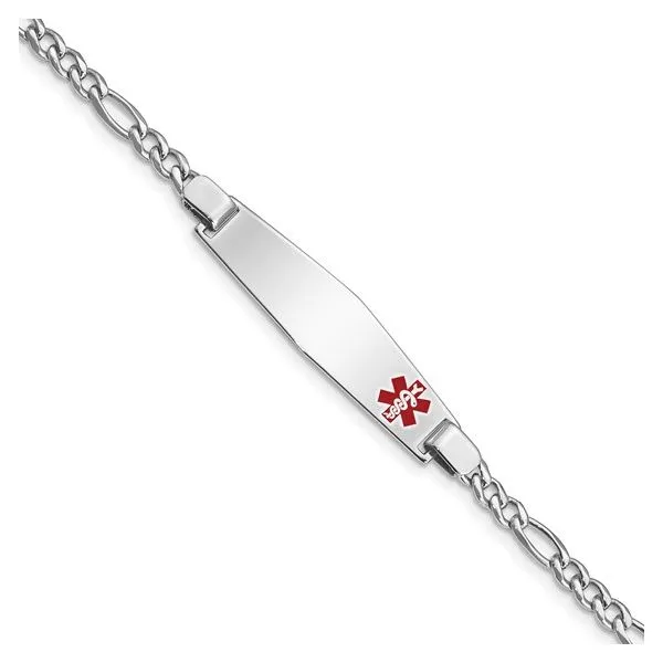 Silver Medical ID Bracelet