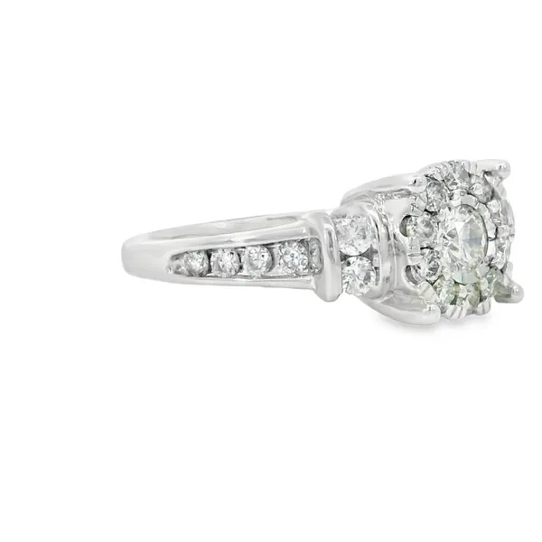 10KT Gold Diamonds Engagement Ring Image 2 S&E Jewelers Depew, NY