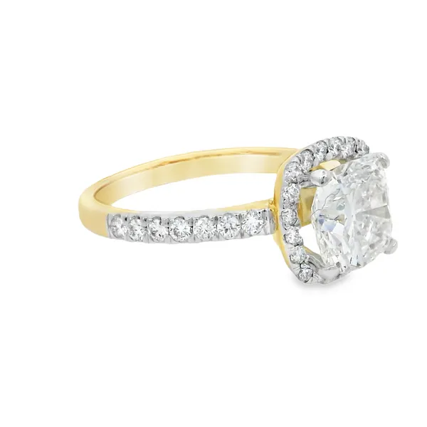 14KT Gold Diamond Lab Grown Engagement Rings Image 2 S&E Jewelers Depew, NY