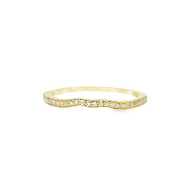 14K Yellow Gold Diamond Wedding Band S&E Jewelers Depew, NY