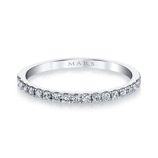 14K White Gold Diamond Band S&E Jewelers Depew, NY