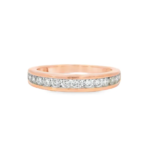 14K Rose Gold Diamond Wedding Band S&E Jewelers Depew, NY