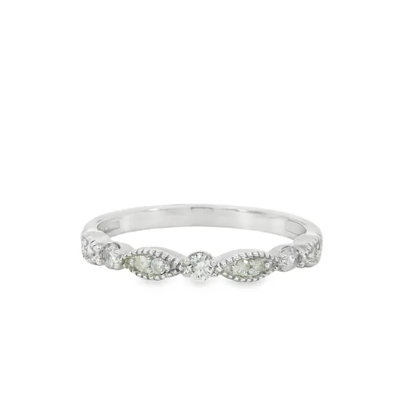 10K White Gold Single Cut Diamond Wedding Ring S&E Jewelers Depew, NY