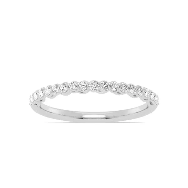 14K White Gold Diamond Band similar item image