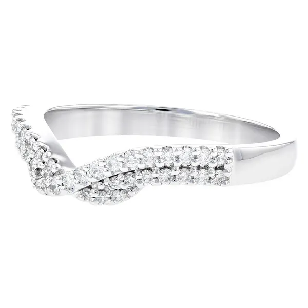 14K White Gold Ladies Diamond Band Image 2 S&E Jewelers Depew, NY