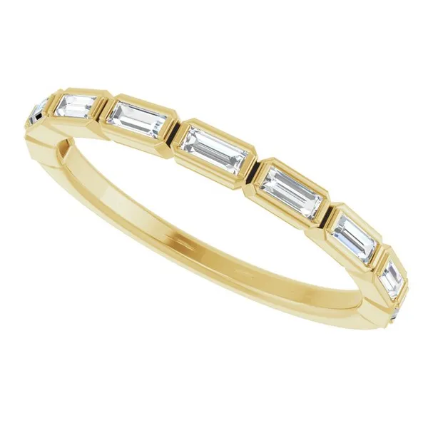 14K Yellow Gold Anniversary Band Image 5 S&E Jewelers Depew, NY