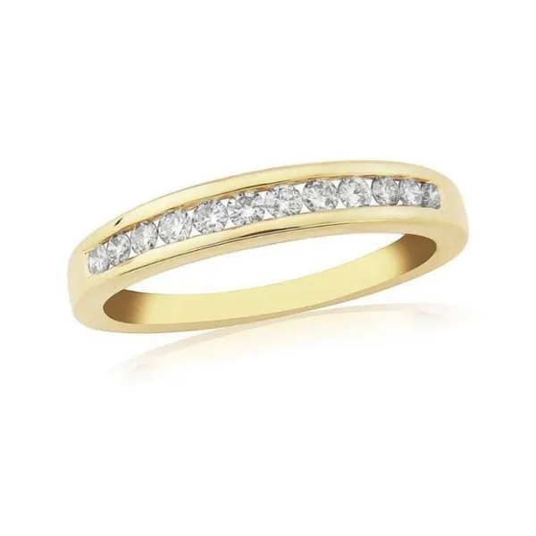 10K Yellow Gold Diamond Anniversary Ring S&E Jewelers Depew, NY