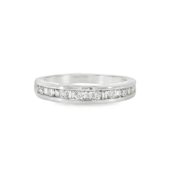 10K White Gold Diamond Anniversary Ring S&E Jewelers Depew, NY
