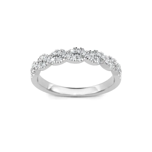 14Kt White Gold Diamond Band S&E Jewelers Depew, NY