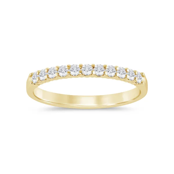 14K White Gold 0.50ctw Diamond Anniversary Band S&E Jewelers Depew, NY