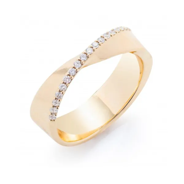 14K Yellow Gold 0.14ctw Diamond Fashion Ring Image 2 S&E Jewelers Depew, NY