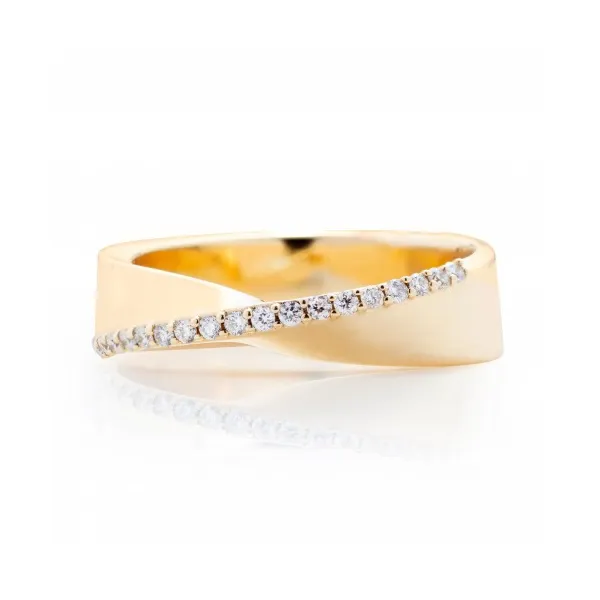 14K Yellow Gold 0.14ctw Diamond Fashion Ring S&E Jewelers Depew, NY