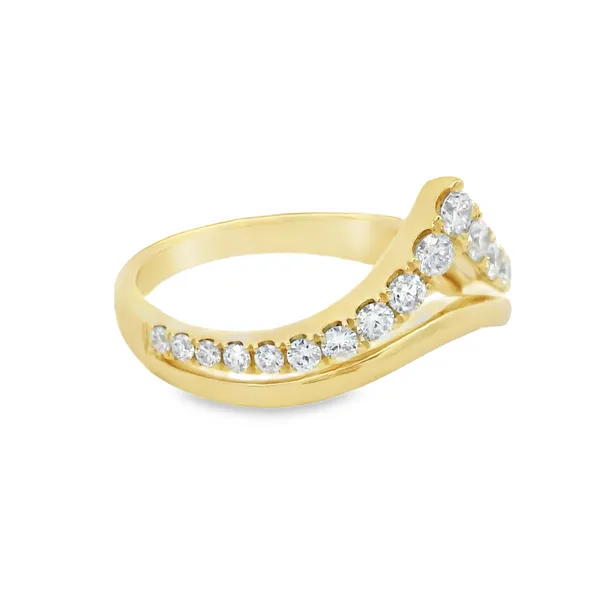 14KT Gold Diamonds Wedding Band Image 2 S&E Jewelers Depew, NY