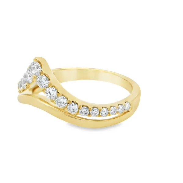 14KT Gold Diamonds Wedding Band Image 3 S&E Jewelers Depew, NY