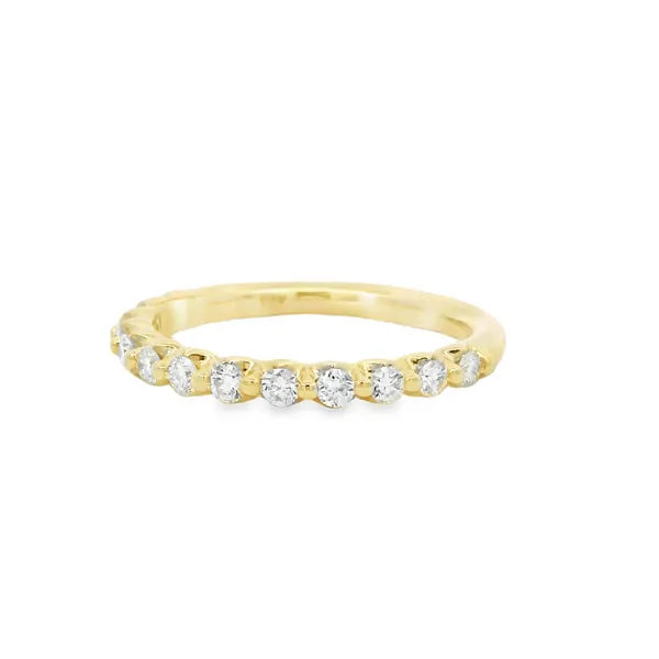 14KT Gold Diamonds Wedding Band Image 3 S&E Jewelers Depew, NY