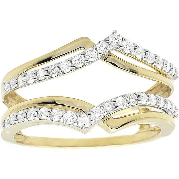 14K Yellow Gold Diamond Cradle S&E Jewelers Depew, NY