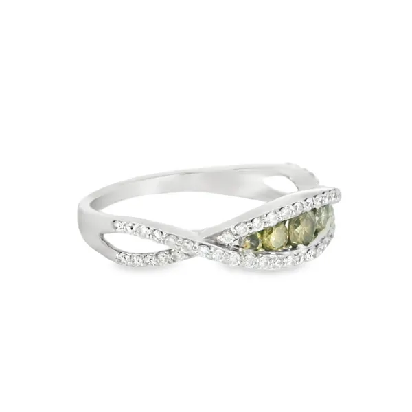 14K White Gold Diamond Fashion Ring Image 2 S&E Jewelers Depew, NY