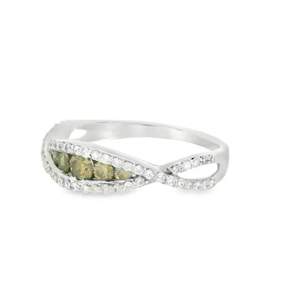 14K White Gold Diamond Fashion Ring Image 3 S&E Jewelers Depew, NY