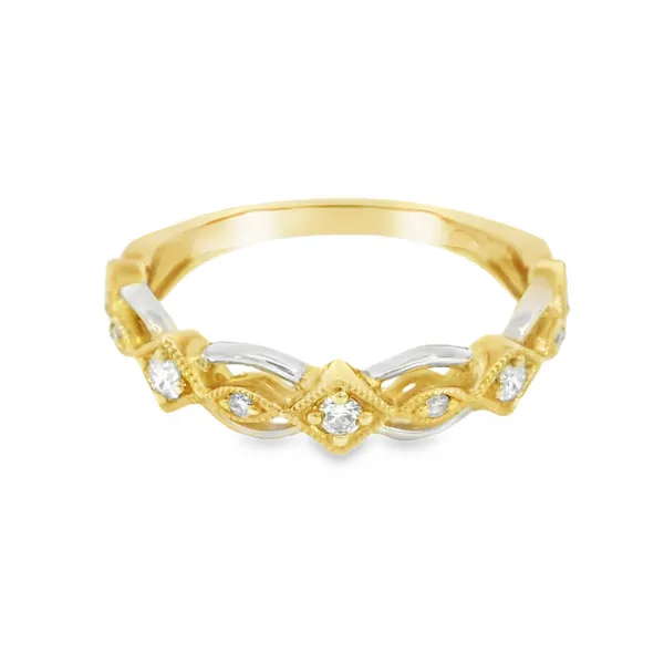 18K Two-Tone Diamond Fashion Ring similar item image