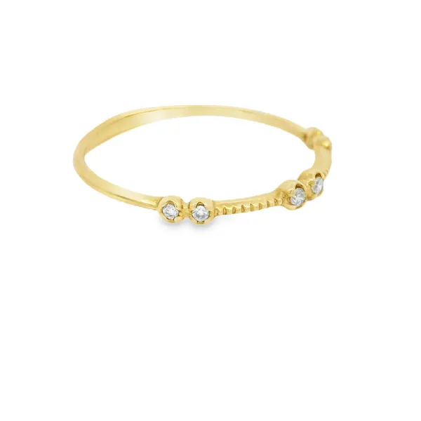 14K Yellow Gold Diamond Fashion Ring Image 2 S&E Jewelers Depew, NY