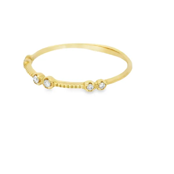 14K Yellow Gold Diamond Fashion Ring Image 3 S&E Jewelers Depew, NY