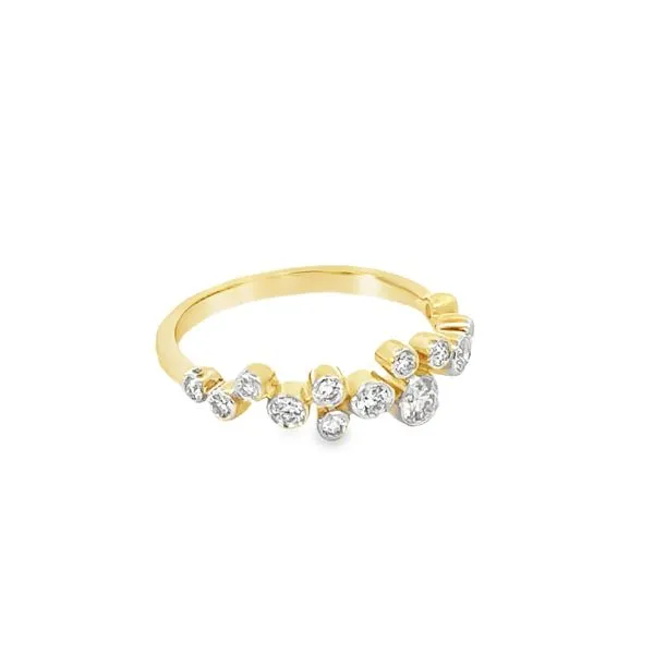 14K Yellow Gold Diamond Ring Image 2 S&E Jewelers Depew, NY