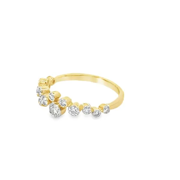 14K Yellow Gold Diamond Ring Image 3 S&E Jewelers Depew, NY