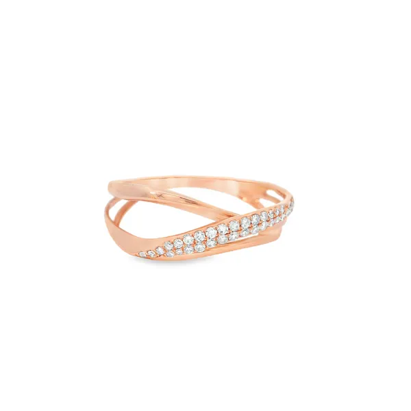 14K Rose Gold Diamond Ring S&E Jewelers Depew, NY