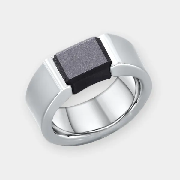 Elysium "Ajax" Titanium Diamond Men's Fashion Ring S&E Jewelers Depew, NY