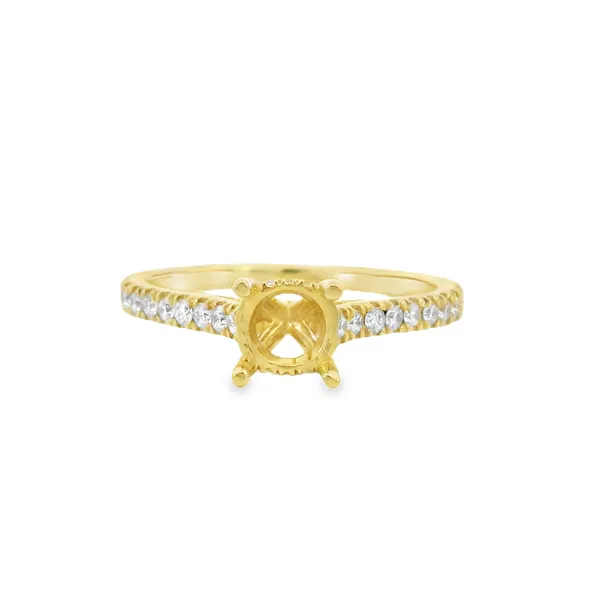 14Kt Yellow Gold Diamond Bridal Mount Ring S&E Jewelers Depew, NY