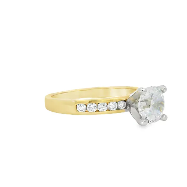 14Kt White Gold Imagine Bridal Semi Mount Ring Image 2 S&E Jewelers Depew, NY