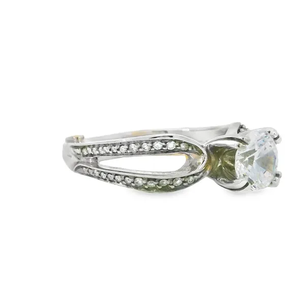 14Kt White Gold Mark Schneider Engagement Ring Image 2 S&E Jewelers Depew, NY