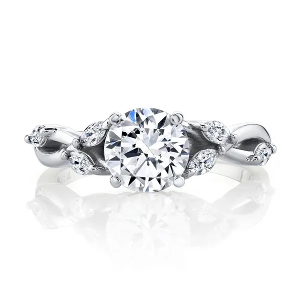 14K White Gold Diamond Engagement Ring S&E Jewelers Depew, NY